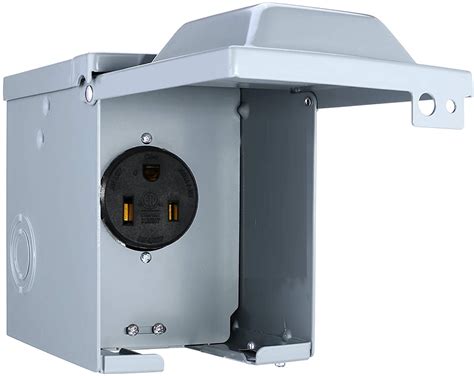 50 amp weatherproof outlet box